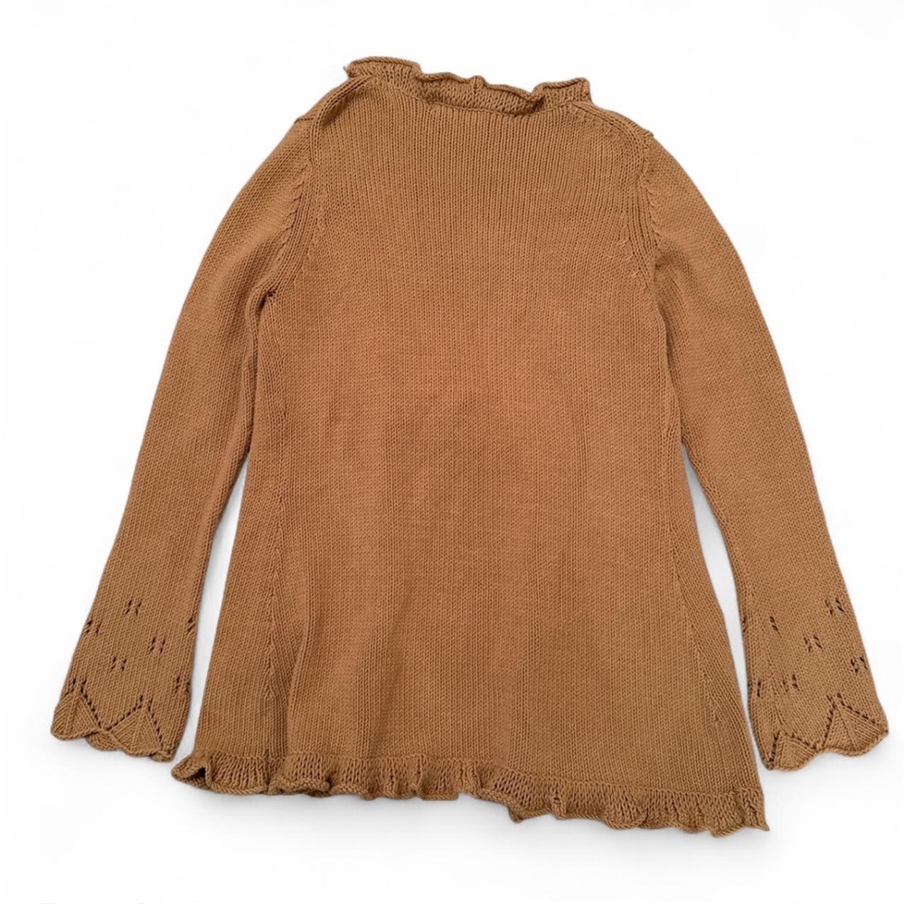 Max Studio Vtg Boho Ruffled Cardigan - Picture 4 of 4